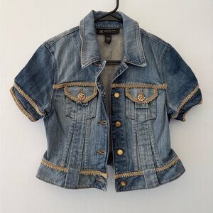 INC International Concepts Blue Denim Jacket small